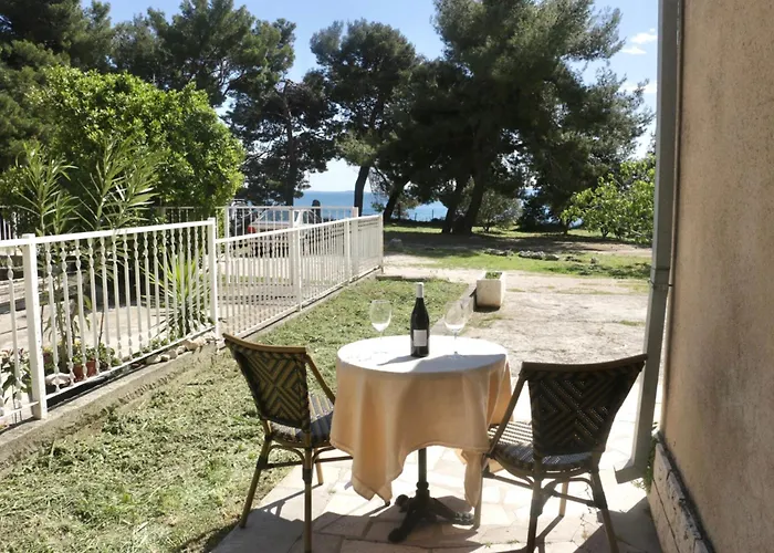 Beachfront Drazen With Patio & Parking Split